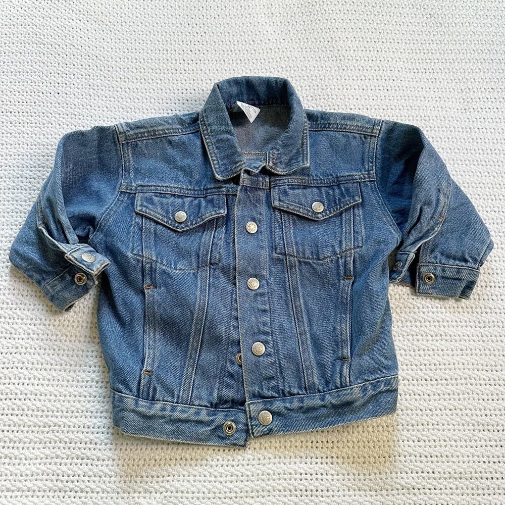 Vintage Oshkosh tide tag denim jacket kids 2t